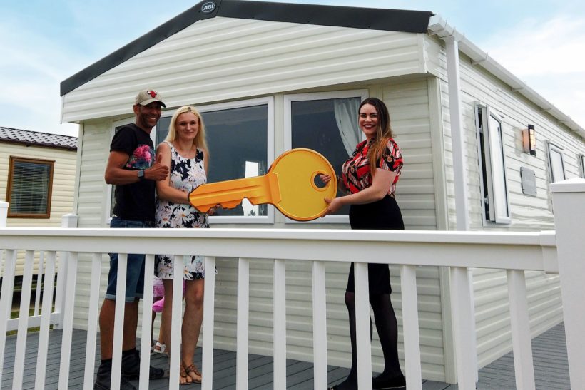 Winning Yorks couple gain keys to £60,000 holiday home