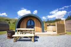 Summer holiday superior glamping breaks from £46 per person per night at Loch Tay Highland Lodges, Scotland