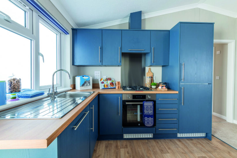 WESTBURY We love this blue colour scheme in the Westbury, although a Cashmere option is also available